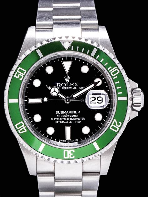 rolex 16610lv 2003|Rolex 16610 blue bezel.